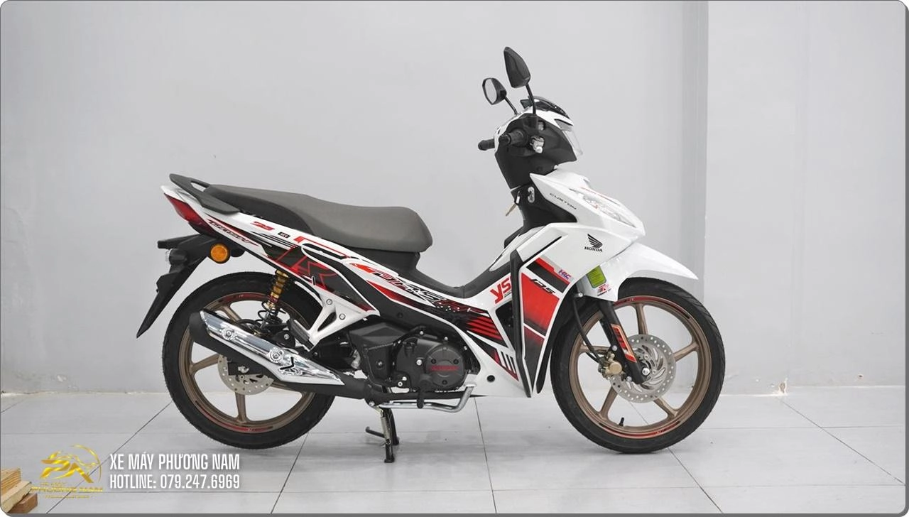 Honda Dash 125 Malaysia - màu trắng (6) Honda Dash 125 2026- All New