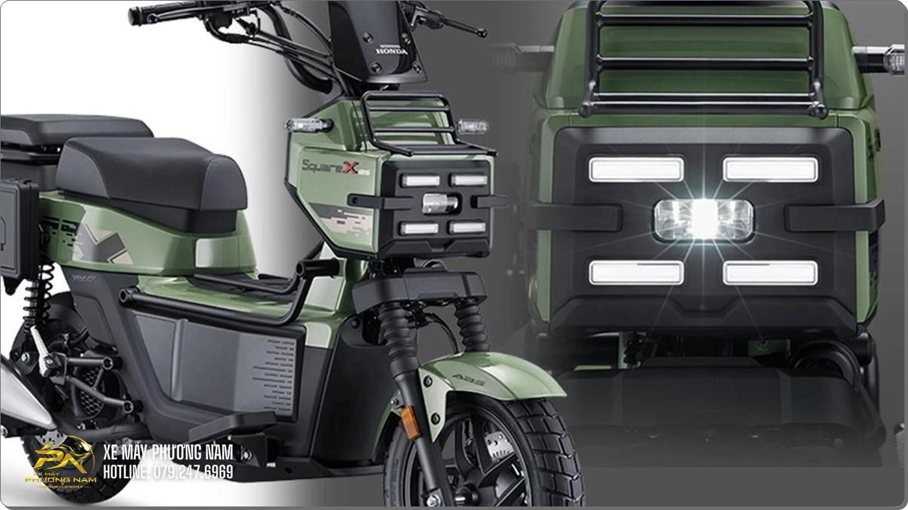 Honda Square X125 2026 chính thức phân phối bởi Xe Máy Phương Nam Cà Mau