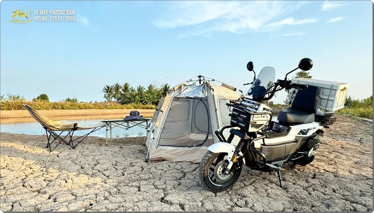 Honda Square X125 – Camping tại Năm Căn, Cà Mau: Mò cua, bắt cá quá vui