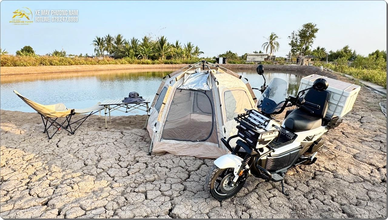 Honda Square X125 – Camping tại Năm Căn, Cà Mau: Mò cua, bắt cá quá vui
