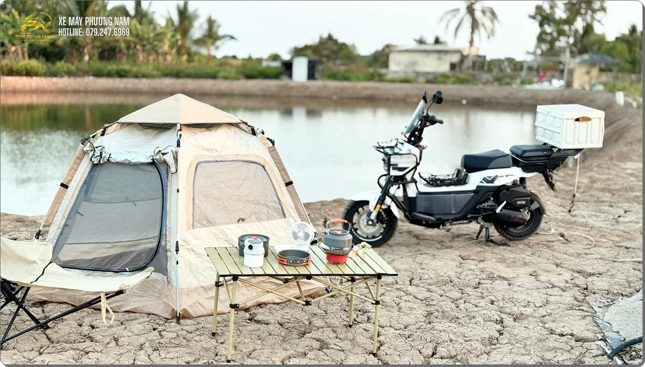 Honda Square X125 – Camping tại Năm Căn, Cà Mau: Mò cua, bắt cá quá vui