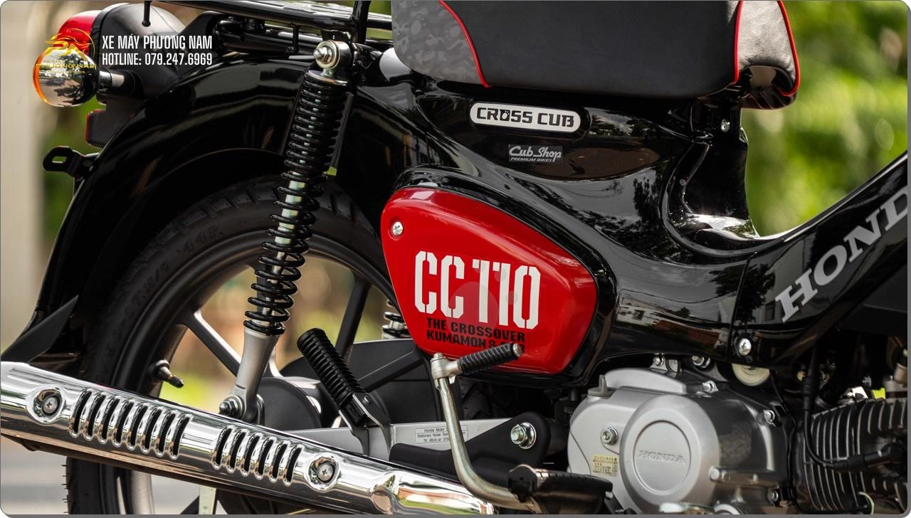 Honda CC110 Kumamon Cross Cub 110cc bán tại Xe Máy Phương Nam Cà Mau (22) Honda CC110 Kumamon Cross Cub 110cc