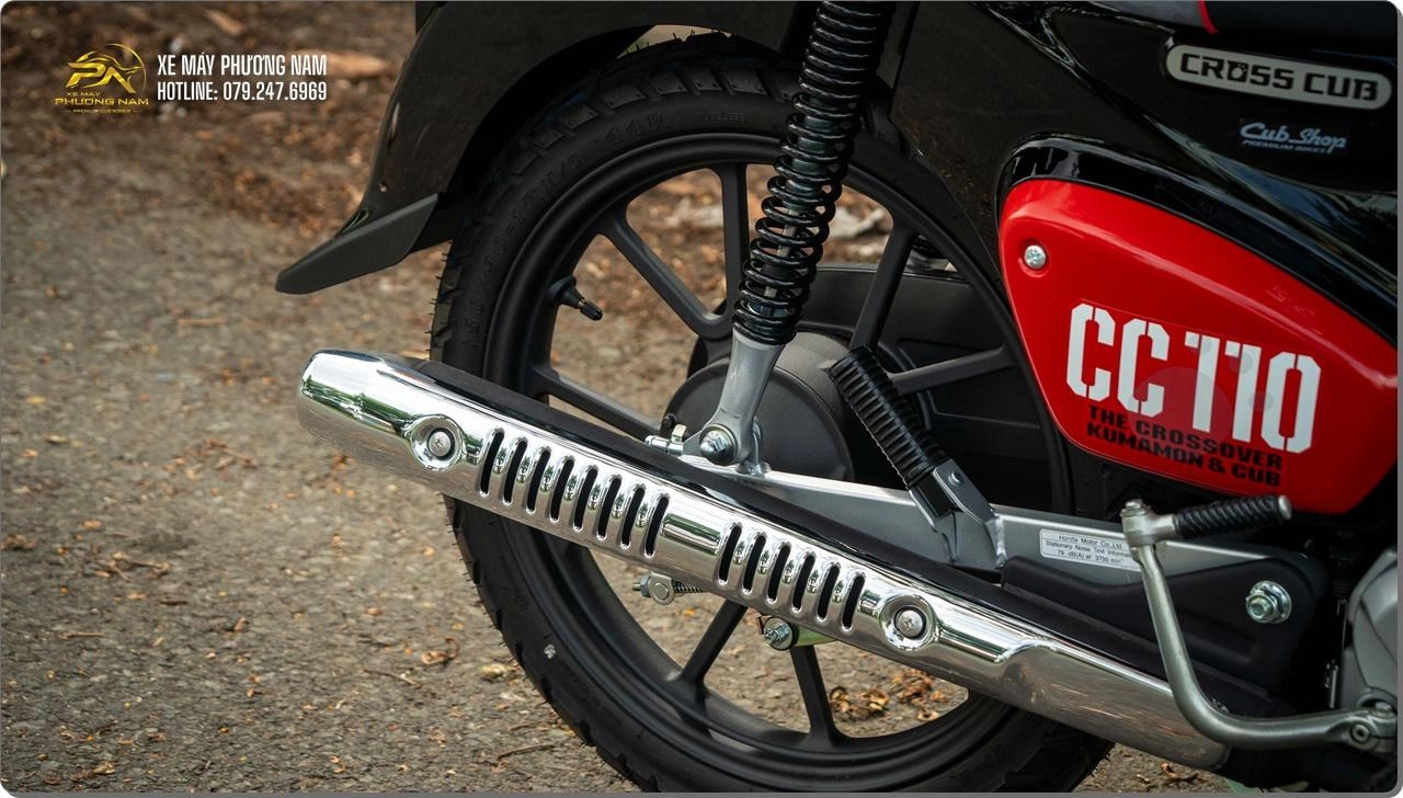 Honda CC110 Kumamon Cross Cub 110cc bán tại Xe Máy Phương Nam Cà Mau (45) Honda CC110 Kumamon Cross Cub 110cc