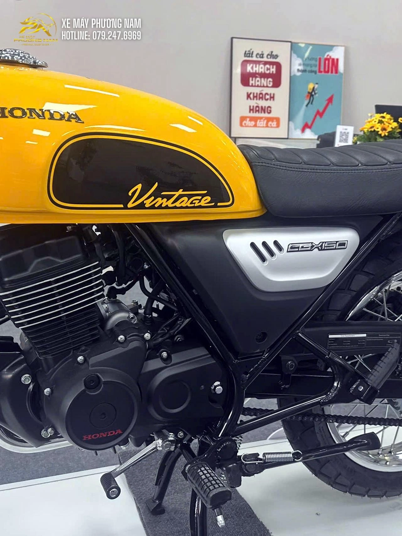 Honda CGX 150 Vintage màu vàng – 5 lý do khiến khách hàng yêu thích ngay từ cái nhìn đầu tiên