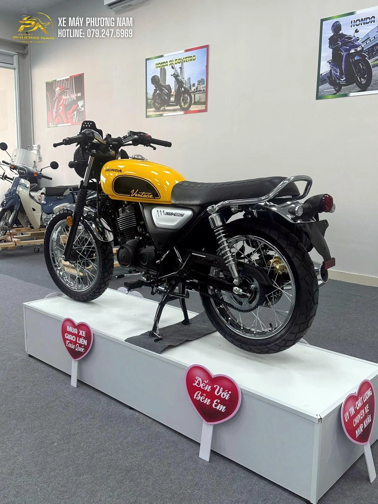 Honda CGX 150 Vintage màu vàng – 5 lý do khiến khách hàng yêu thích ngay từ cái nhìn đầu tiên