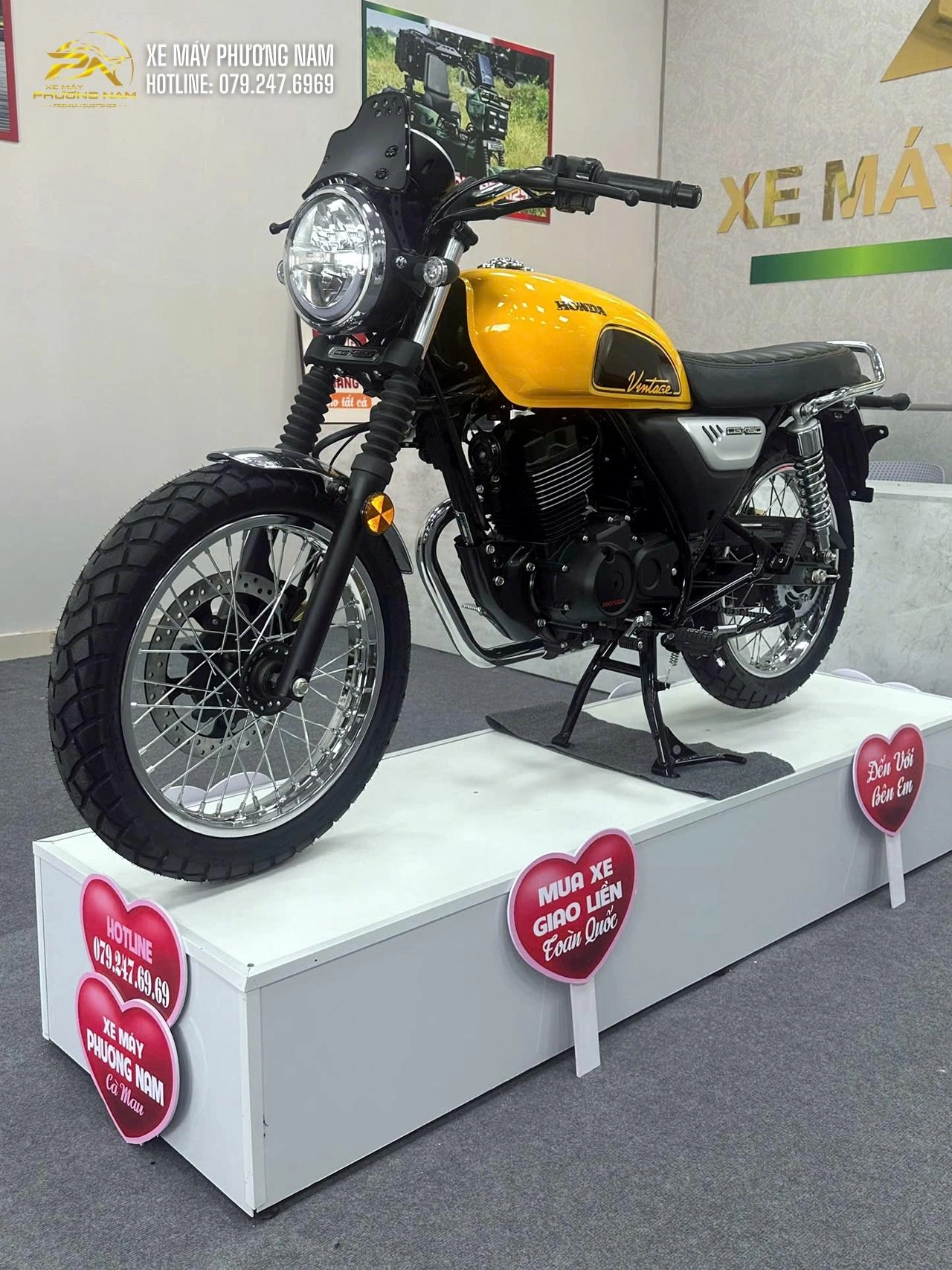Honda CGX 150 Vintage màu vàng – 5 lý do khiến khách hàng yêu thích ngay từ cái nhìn đầu tiên