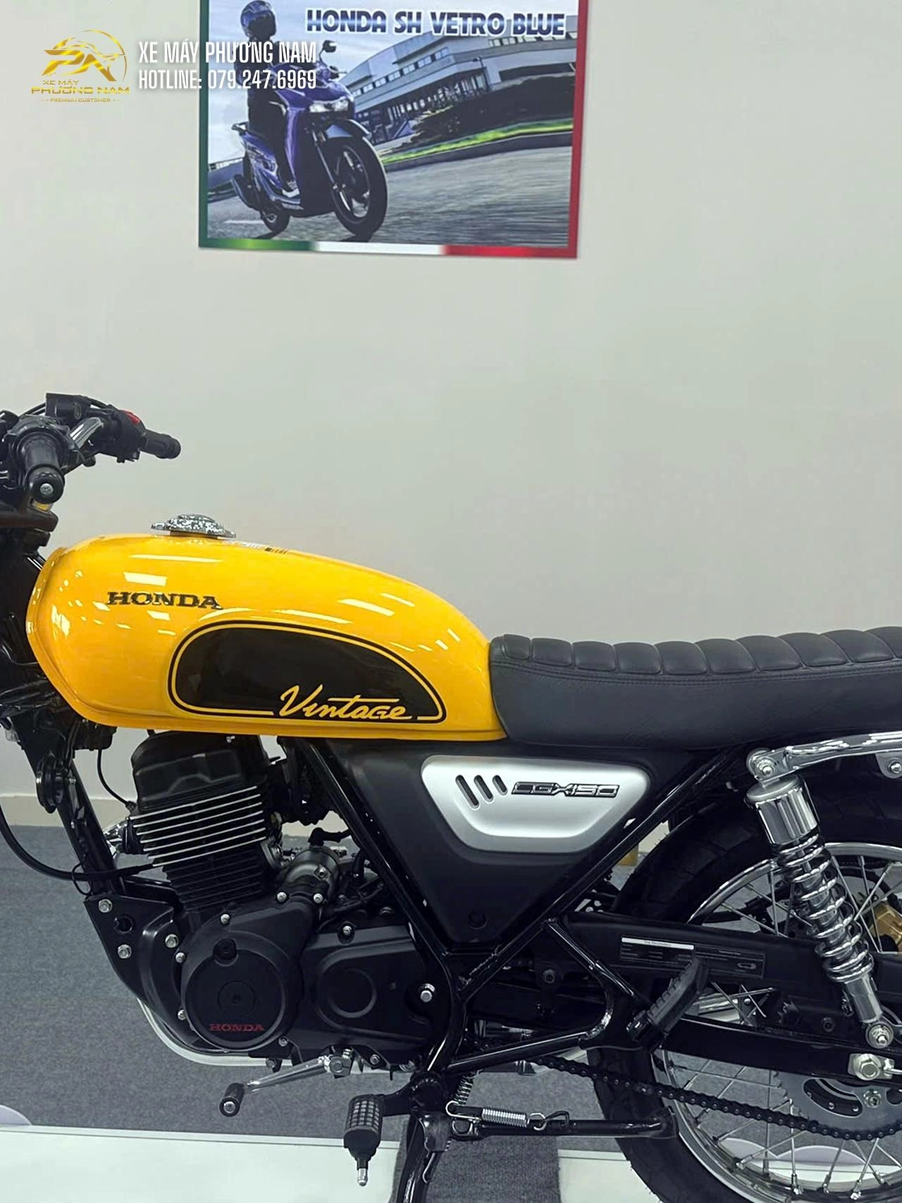 Honda CGX 150 Vintage màu vàng – 5 lý do khiến khách hàng yêu thích ngay từ cái nhìn đầu tiên