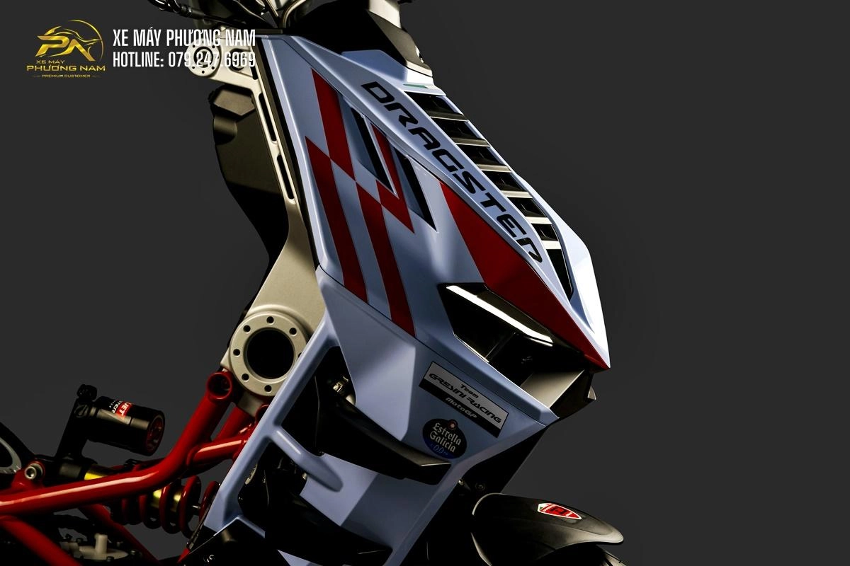 Chỉ 40 chiếc tại Việt Nam – Italjet Dragster 300 Gresini Edition có mặt tại Xe Máy Phương Nam Cà Mau