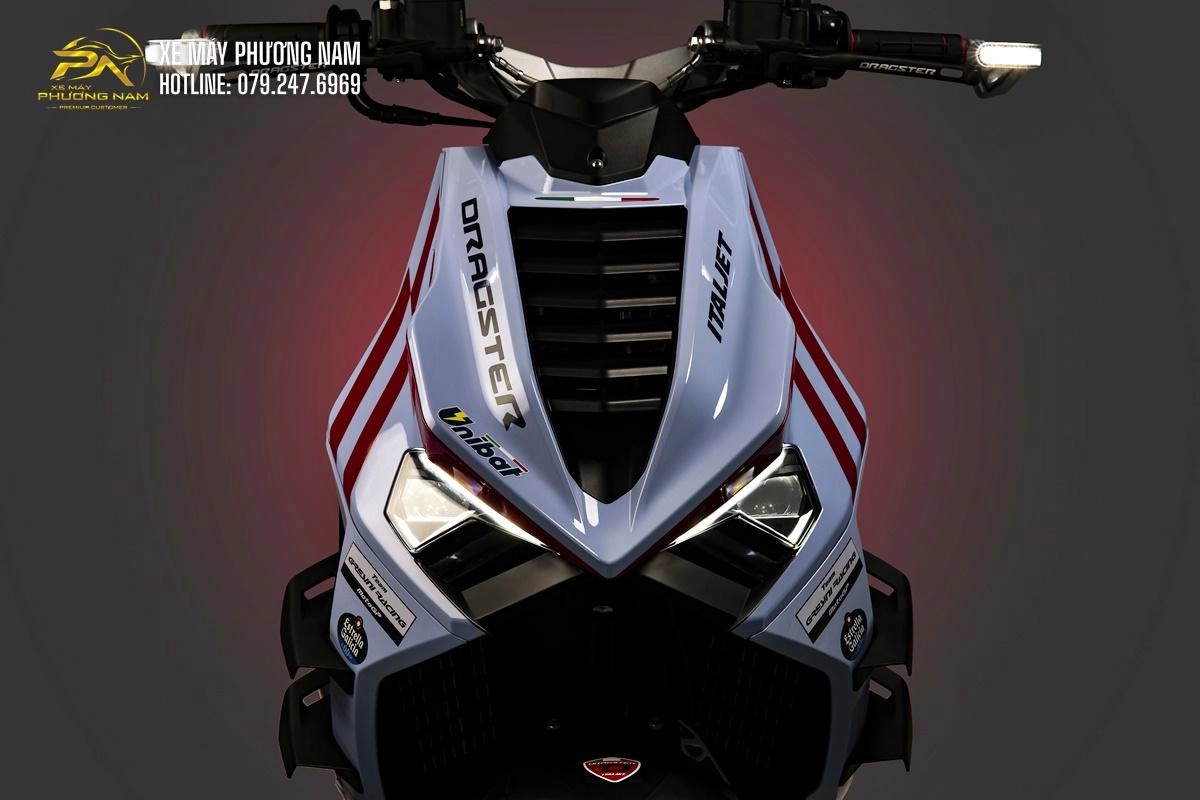 Chỉ 40 chiếc tại Việt Nam – Italjet Dragster 300 Gresini Edition có mặt tại Xe Máy Phương Nam Cà Mau