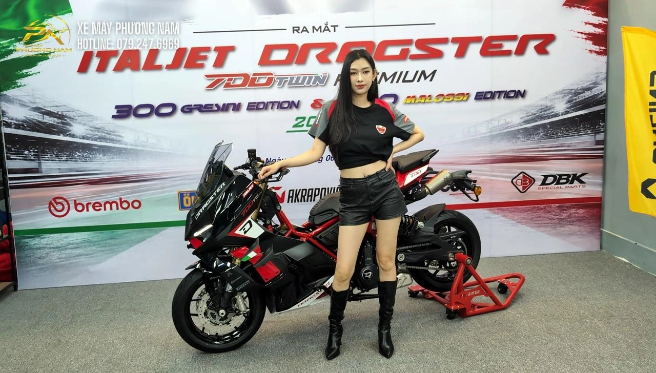 Xe Máy Phương Nam Cà Mau chính thức nhận đặt hàng Italjet Dragster 700 Twin Premium Edition – tuyệt tác cơ khí ý chỉ 25 chiếc dành cho Việt Nam năm 2026