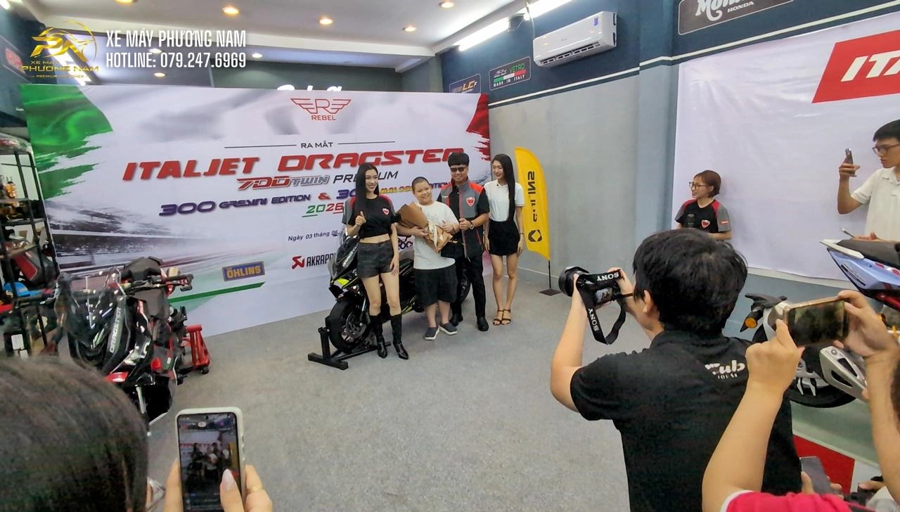 Xe Máy Phương Nam Cà Mau chính thức nhận đặt hàng Italjet Dragster 700 Twin Premium Edition – tuyệt tác cơ khí ý chỉ 25 chiếc dành cho Việt Nam năm 2026