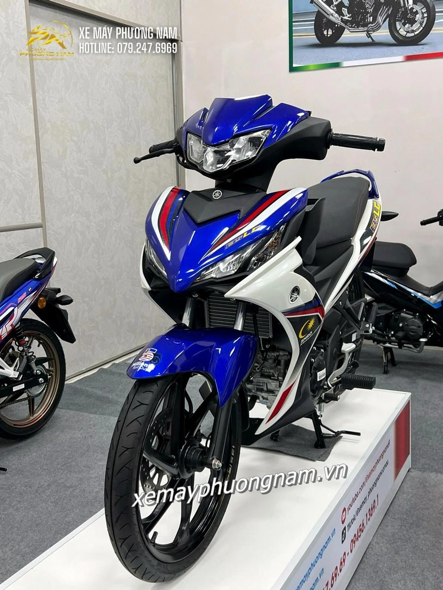 Yamaha 135LC 5MRO trắng xanh chính thức có mặt tại Xe Máy Phương Nam Cà Mau