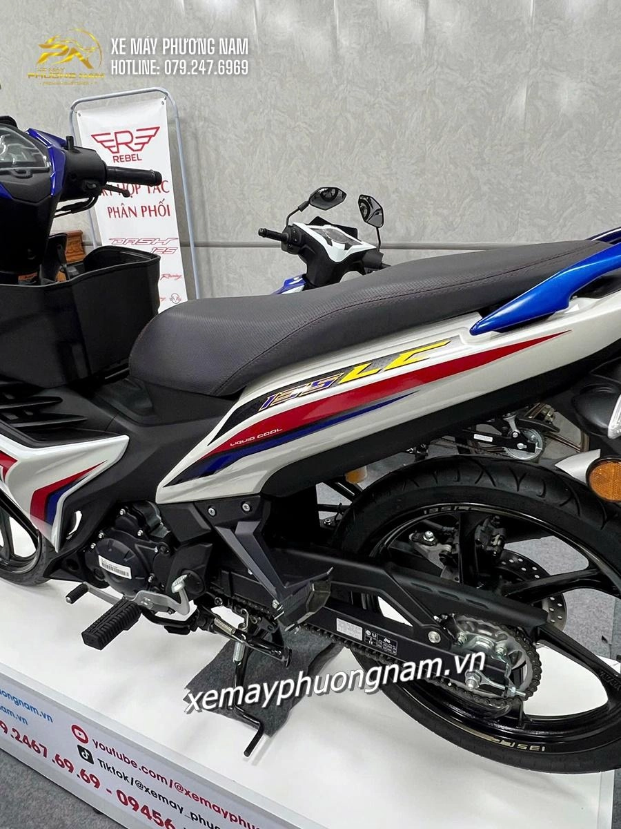Yamaha 135LC 5MRO trắng xanh chính thức có mặt tại Xe Máy Phương Nam Cà Mau
