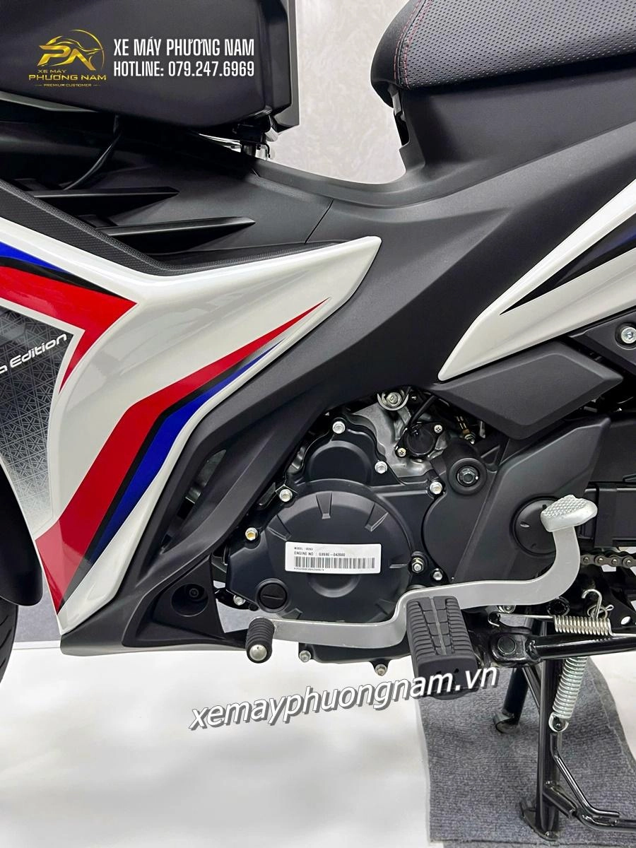 Yamaha 135LC 5MRO trắng xanh chính thức có mặt tại Xe Máy Phương Nam Cà Mau