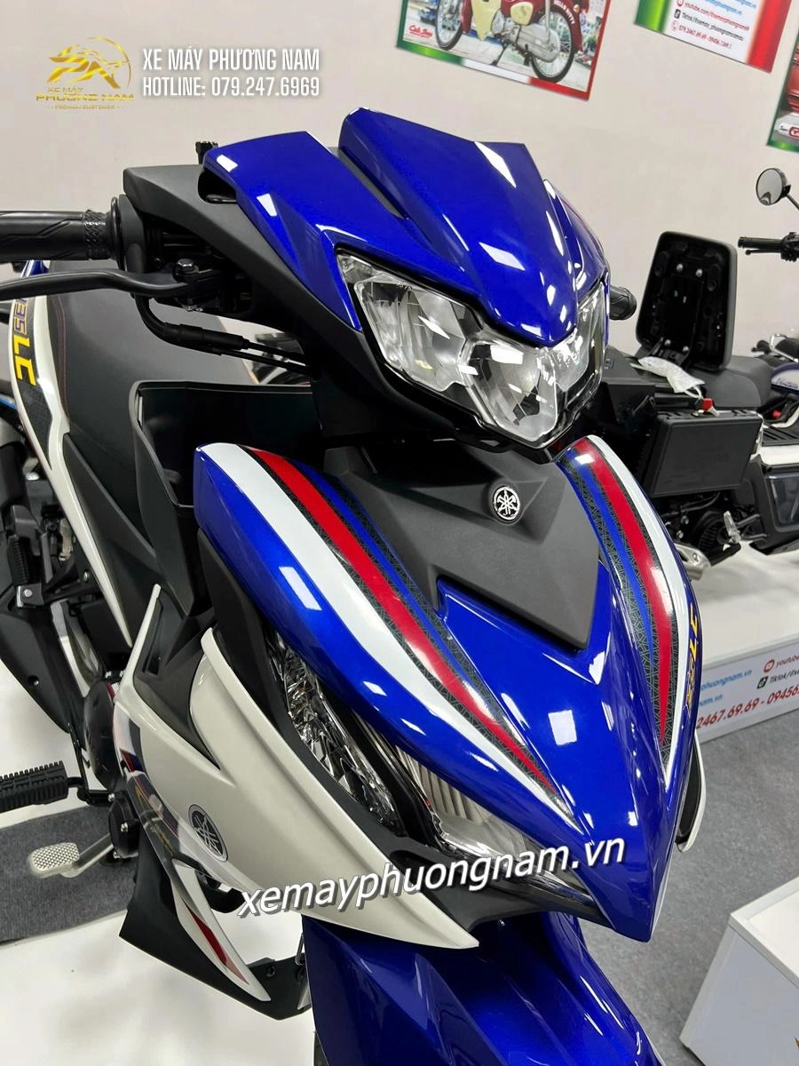 Yamaha 135LC 5MRO trắng xanh chính thức có mặt tại Xe Máy Phương Nam Cà Mau