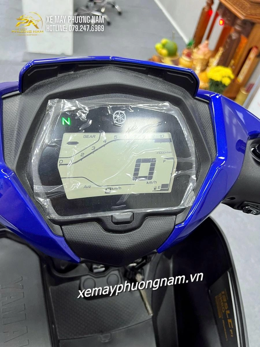 Yamaha 135LC 5MRO trắng xanh chính thức có mặt tại Xe Máy Phương Nam Cà Mau