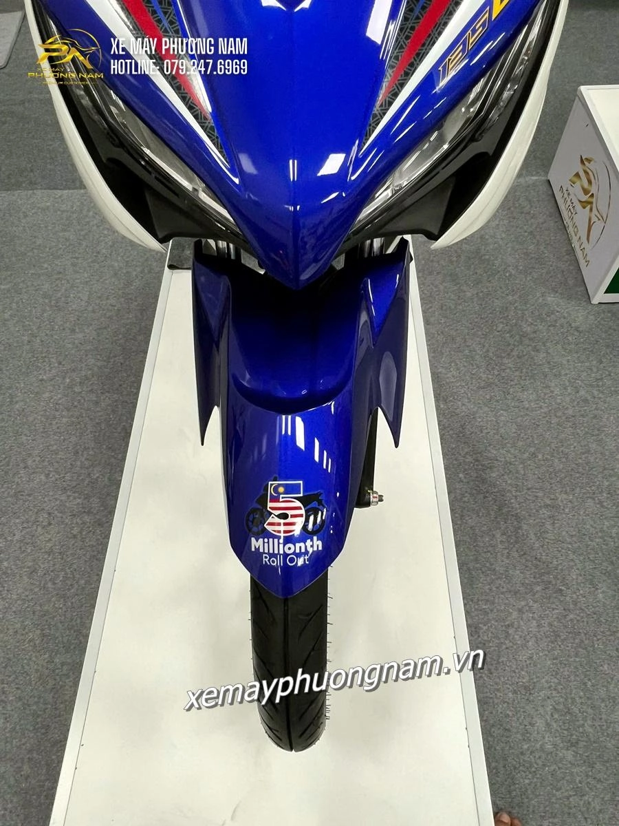 Yamaha 135LC 5MRO trắng xanh chính thức có mặt tại Xe Máy Phương Nam Cà Mau