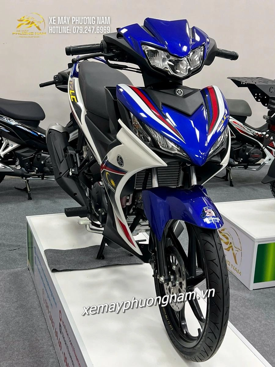 Yamaha 135LC 5MRO trắng xanh chính thức có mặt tại Xe Máy Phương Nam Cà Mau