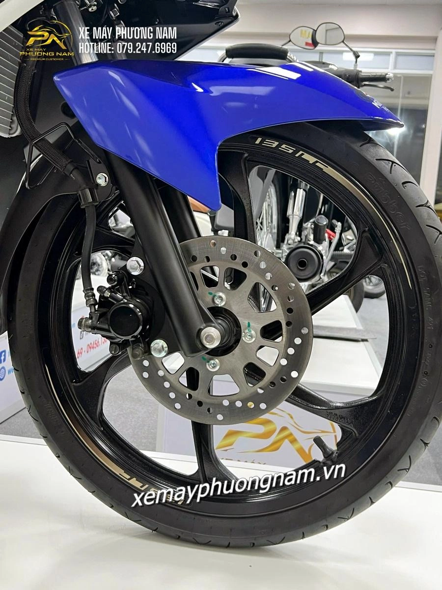 Yamaha 135LC 5MRO trắng xanh chính thức có mặt tại Xe Máy Phương Nam Cà Mau