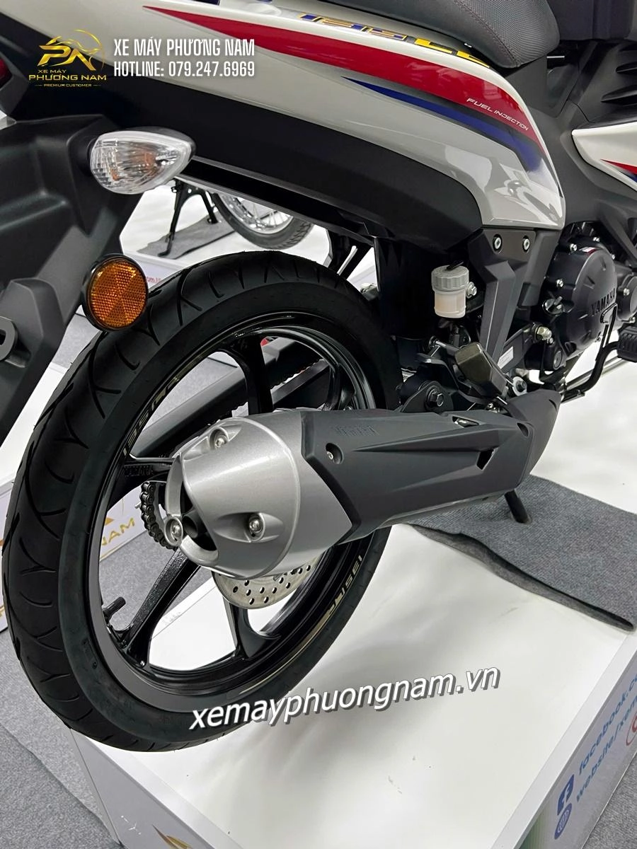 Yamaha 135LC 5MRO trắng xanh chính thức có mặt tại Xe Máy Phương Nam Cà Mau