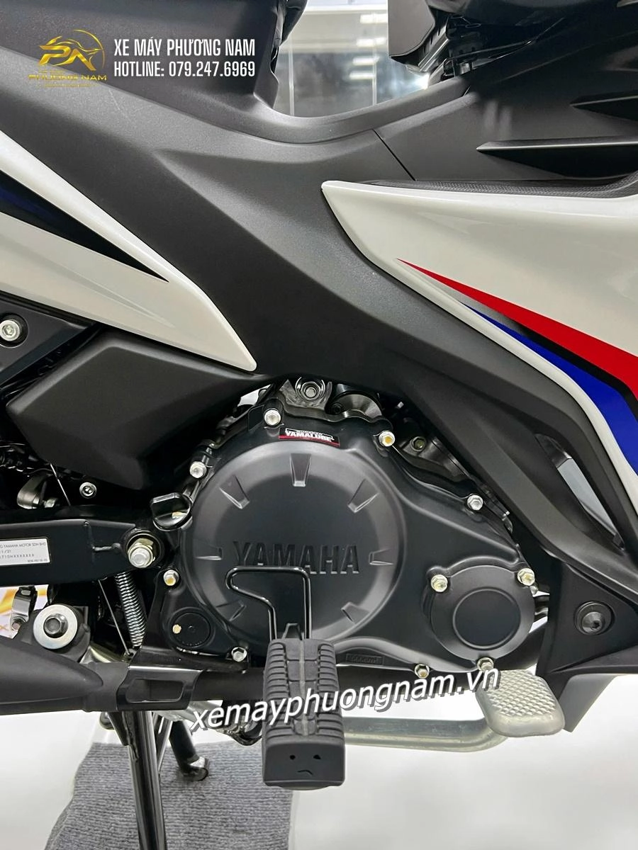 Yamaha 135LC 5MRO trắng xanh chính thức có mặt tại Xe Máy Phương Nam Cà Mau